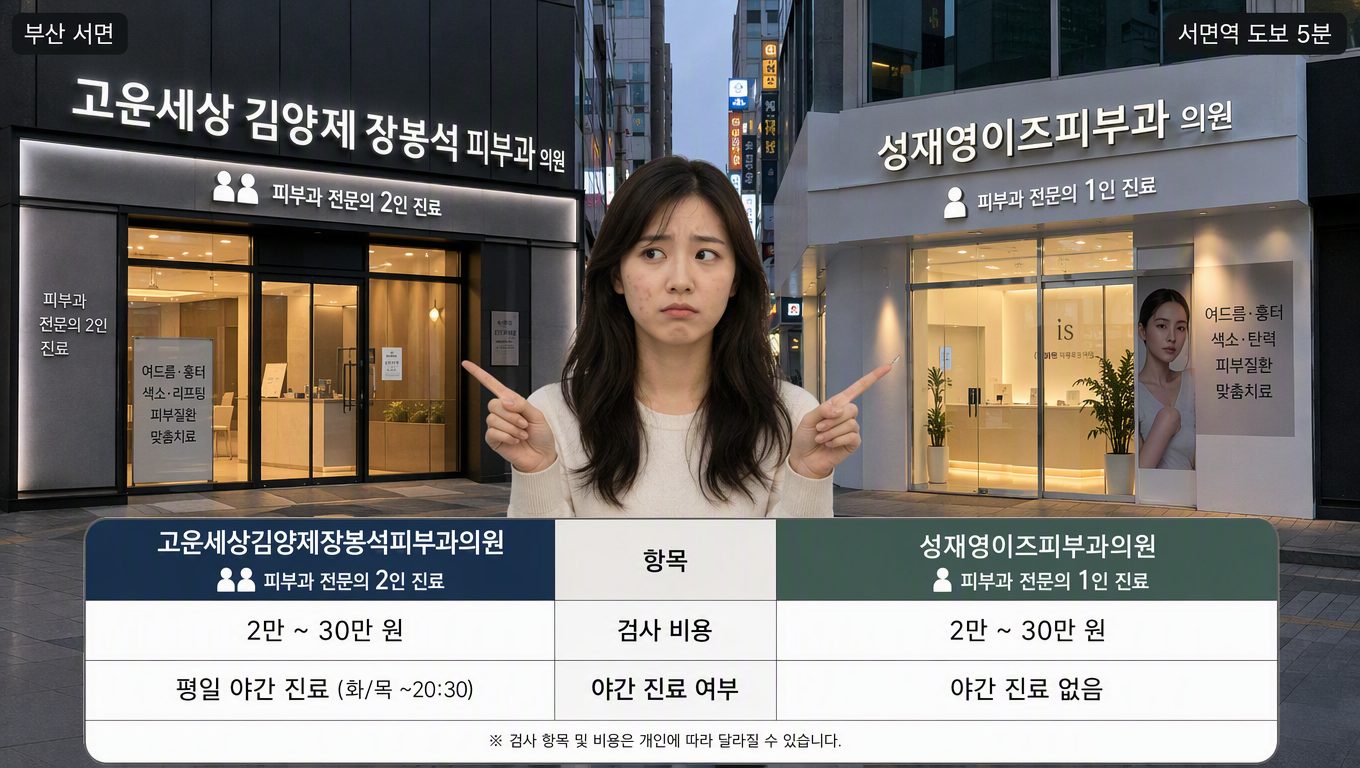 서면 피부과 추천 여드름 치료 방문 기준과 병원 확인 방법